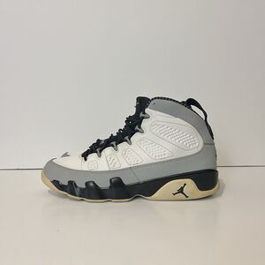 2014 Air Jordan 9 IX Retro Barons Wht Blk Grey 302370-106 Rare AJ9 Nike Sz 8